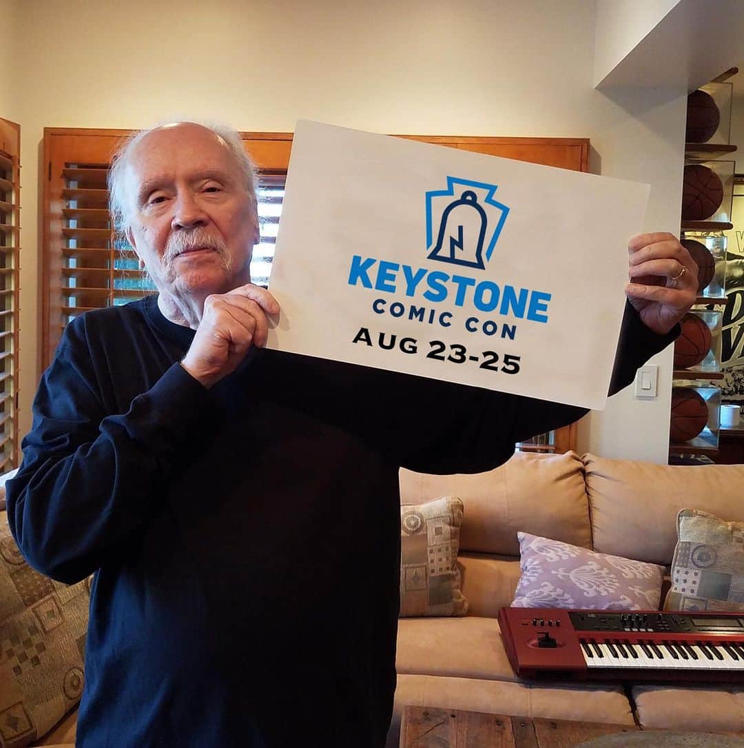 ジョン・カーペンターさんのインスタグラム写真 - (ジョン・カーペンターInstagram)「I will be at the Keystone Comic-Con Aug 23-25 in Philadelphia, PA. come and see me! Also, follow @stormkingcomics on Instagram, Twitter and Snapchat for information on San Diego Comic-Con. #comics #graphicnovels #horror #johncarpenter #bigthings」7月10日 5時23分 - johncarpenterofficial