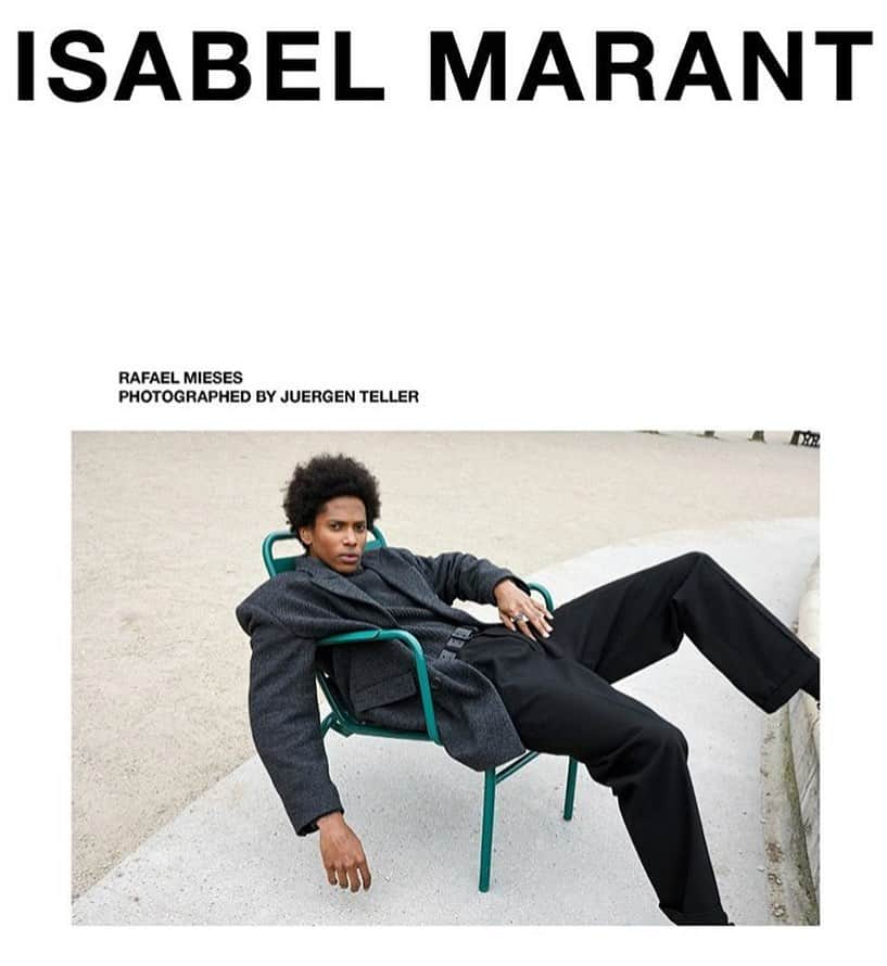 IMG Modelsさんのインスタグラム写真 - (IMG ModelsInstagram)「Rafael Says Relax. 🕯 @rafaelmieses_ fronts @isabelmarant’s latest campaign. #📷 #JuergenTeller #👦🏾 #IMGstars」7月10日 5時30分 - imgmodels