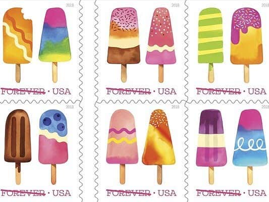 スミソニアン博物館さんのインスタグラム写真 - (スミソニアン博物館Instagram)「These stamps are scratch and sniff. (Please don't scratch your phone, that is not how this works.) This array of frozen treats was issued in 2018, the first—and so far, only—scratch-and-sniff stamps from the U.S. Postal Service. They're now in our @nationalpostalmuseum's collection. ©USPS; all rights reserved.」7月10日 6時36分 - smithsonian