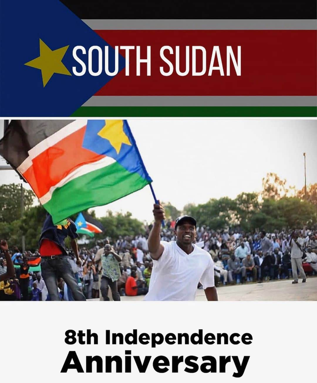 ルオル・デンさんのインスタグラム写真 - (ルオル・デンInstagram)「Today marks South Sudan’s eighth independence anniversary!  It's always good to remember where you come from and celebrate it. To remember where you come from is part of where you're going.  We will continue the mission and celebration of peace and unity within our country ✊🏿🇸🇸🇸🇸🙏🏿.....My country people ❤️❤️. - 🎥 @elmokebour」7月10日 6時41分 - luoldeng9