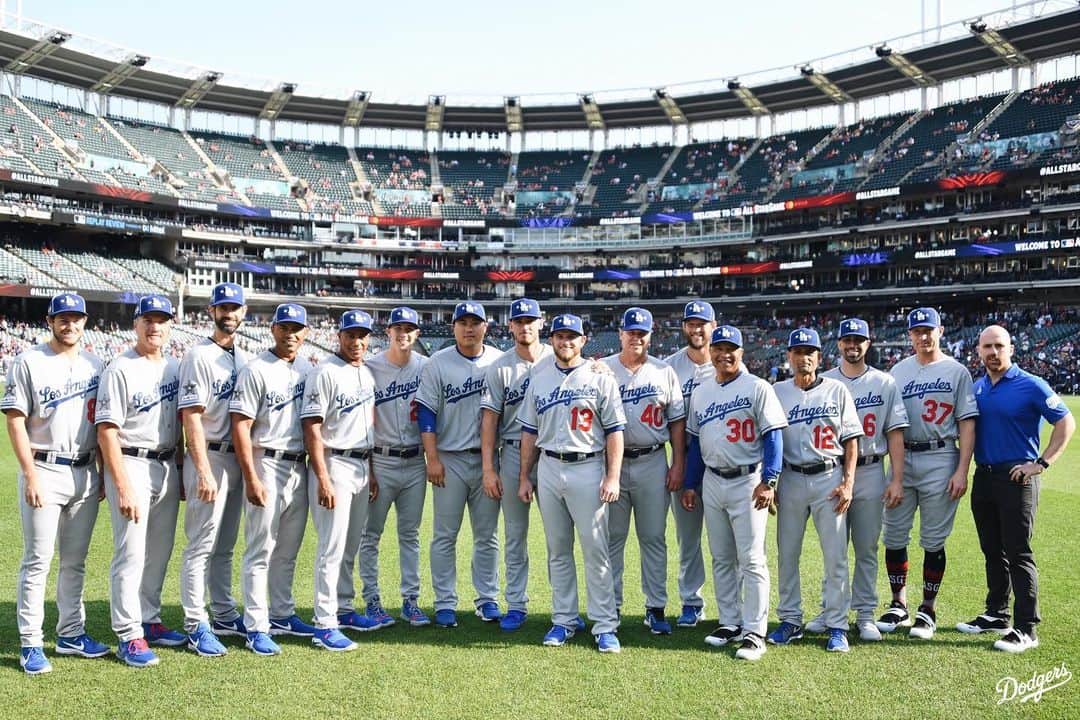 Los Angeles Dodgersさんのインスタグラム写真 - (Los Angeles DodgersInstagram)「Boys in Blue. #AllStarGame」7月10日 7時28分 - dodgers