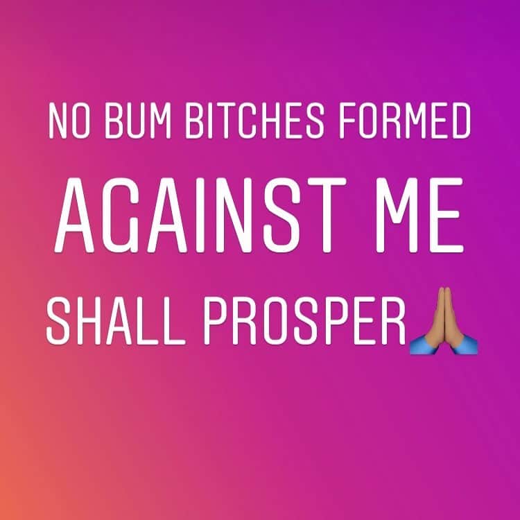 のインスタグラム：「Speaking it into existence 😏 #RemyMa #NoBumBitchesFormedAgainstMeShallProsper」