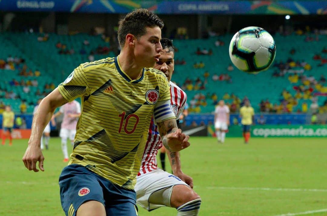 サッカー コロンビア代表チームのインスタグラム：「El colombiano @jamesrodriguez10 en el once ideal de la @conmebol Copa América」
