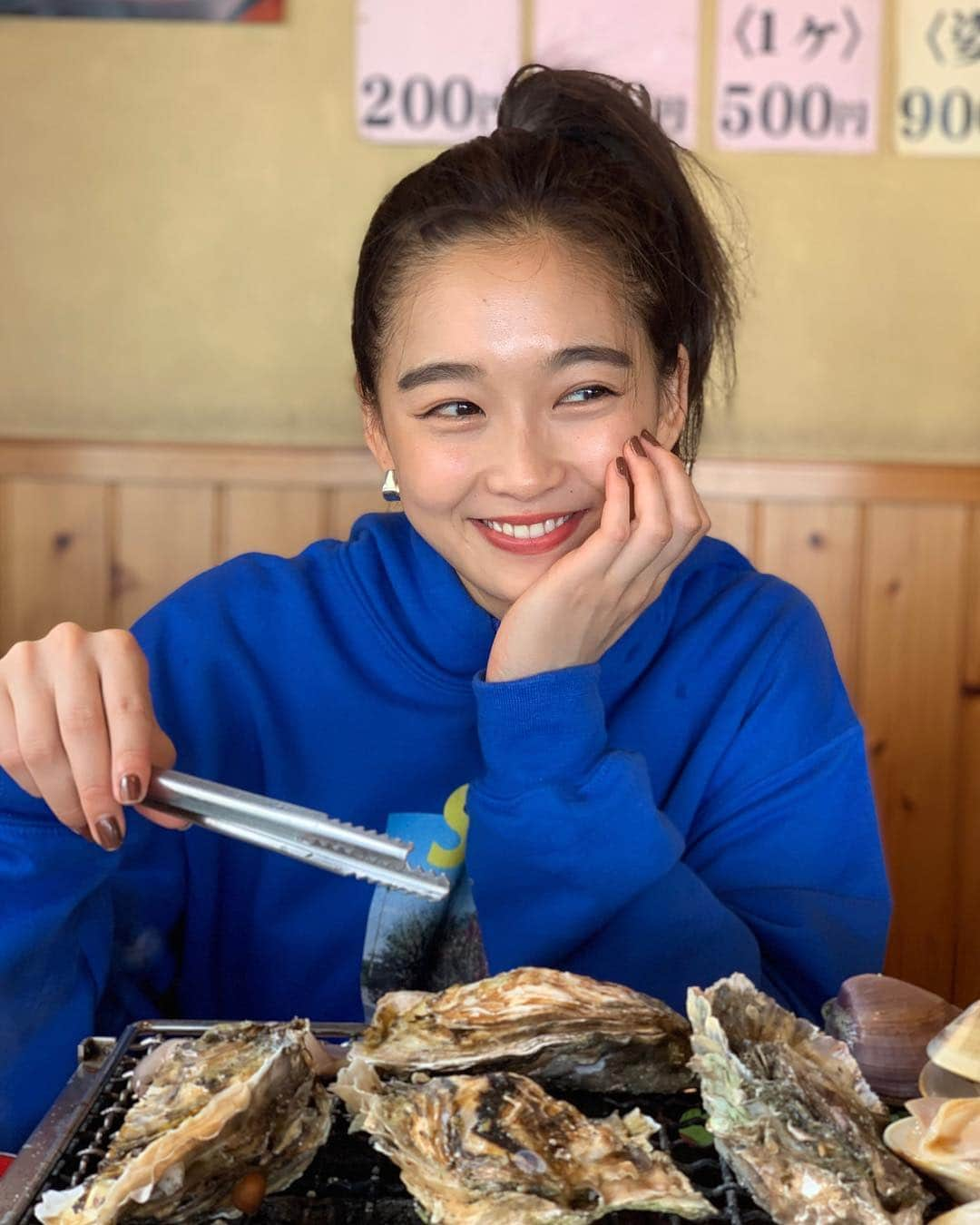 谷川りさこさんのインスタグラム写真 - (谷川りさこInstagram)「はまぐり大好き 海鮮焼き #食べてるときが一番幸せ #海鮮焼き#はまぐり#sea#chiba #japanesefood#happy」7月10日 20時05分 - risakoko