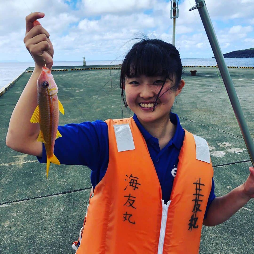 大阪ECO動物海洋専門学校さんのインスタグラム写真 - (大阪ECO動物海洋専門学校Instagram)「【ドルフィントレーナー専攻】 今日は釣りでした🎣 １０人で釣りをして1人の学生がオジサン🧔(魚の名前です。念のため)を釣り上げました。 砂浜のラインはウミガメの足跡です。 今日中に調査が行われるそうです #大阪eco #大阪eco動物海洋専門学校 #ドルフィントレーナー #三宅島#釣り」7月10日 18時39分 - osaka_eco