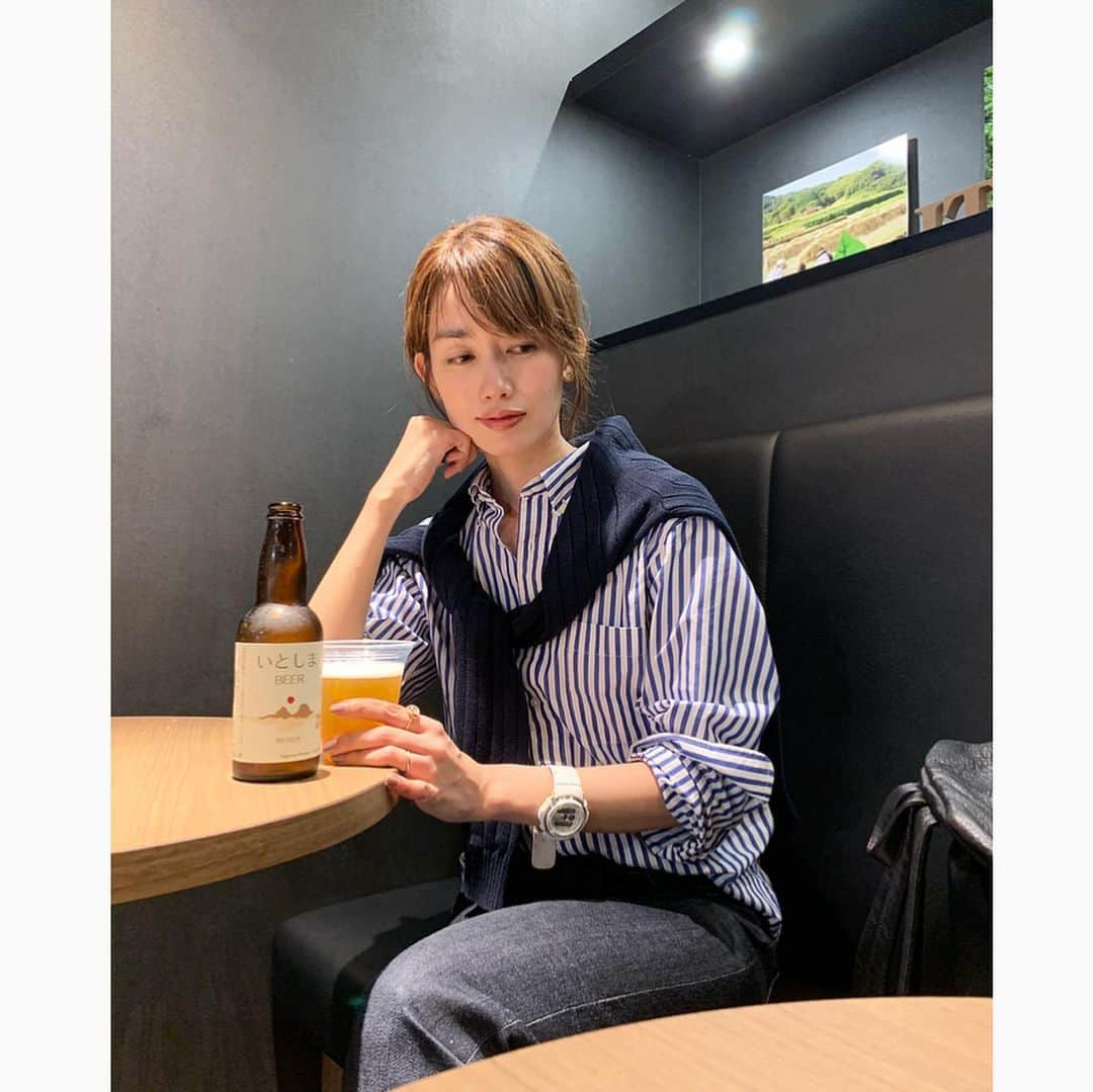 武藤京子さんのインスタグラム写真 - (武藤京子Instagram)「* 糸島ビール 美味しいぞ🍺 * #いとしまbeer #武藤ちょい飲み」7月10日 18時51分 - kyokomuto0628