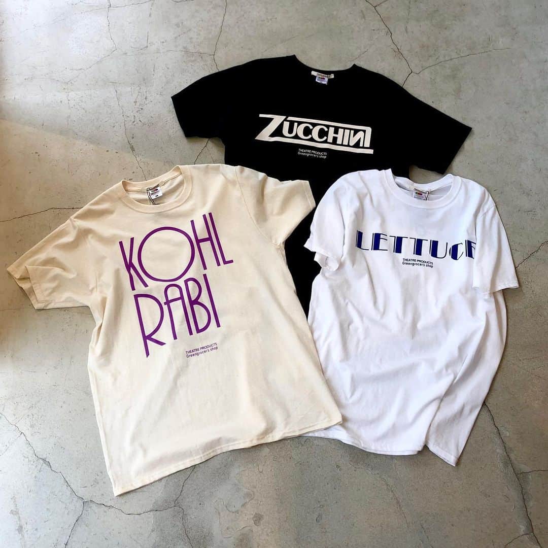 シアタープロダクツのインスタグラム：「NEW ARRIVAL  Tshirts COLOR：BLACK,WHITE,NATURAL ￥5,800  #theatreproducts #シアタープロダクツ #newarrival」