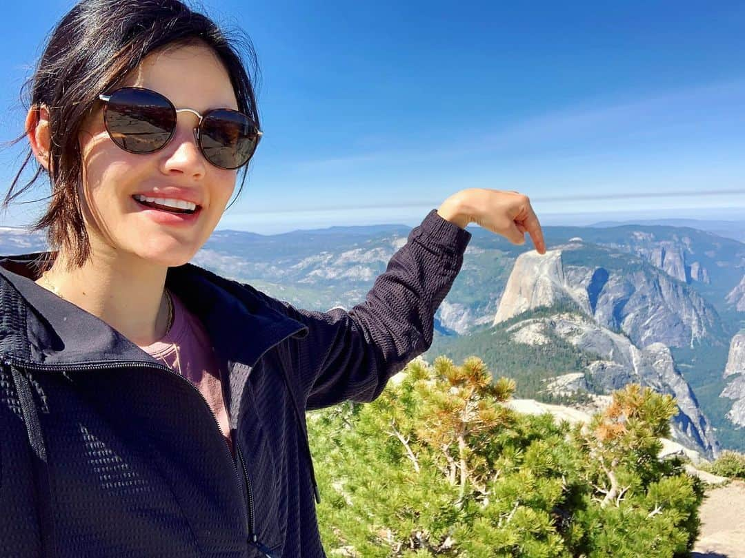 ルーシー・ヘイルさんのインスタグラム写真 - (ルーシー・ヘイルInstagram)「Half Dome, Full Heart 🏞❤️」7月10日 11時35分 - lucyhale