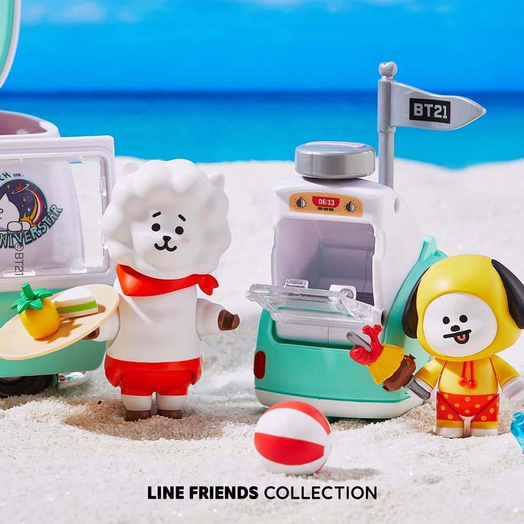 BT21 Stars of tomorrow, UNIVERSTAR!さんのインスタグラム写真 - (BT21 Stars of tomorrow, UNIVERSTAR!Instagram)「⁣ Camping car on the outside, ⁣ a food truck with everything on the inside! 🏖️ ⁣ ⁣ All #BT21's gotta do is ⁣ eat, sleep and chill here!🍹 ⁣ ⁣ Coming to you on ⁣ LINE FRIENDS COLLECTION⁣ 2019. 07. 10. 6PM (PDT)⁣ Check them out 👉 Link in Bio⁣ ⁣ #CollectibleFigure #InternationalShipping #ComingSoon」7月10日 12時30分 - bt21_official