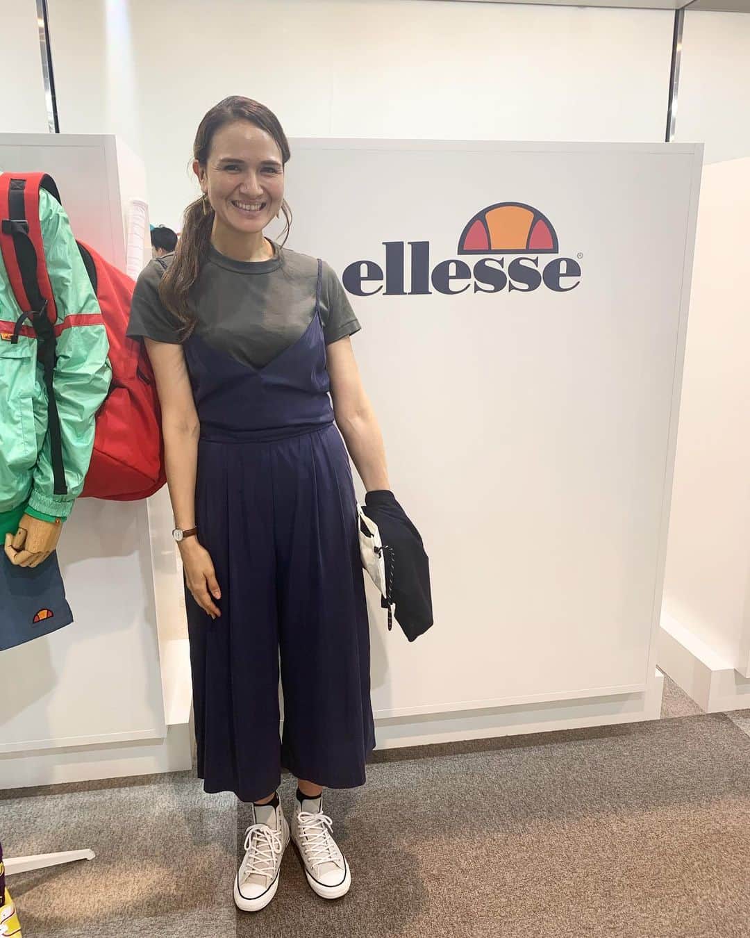 瀬間友里加のインスタグラム：「2020Spring & Summerのellesse展示会が終わりました👏カラーいっぱいでテニスウェアもコートに映えそうです☺️エレッセメンバーにも会えて楽しかった2日間でした♪ 新しいウェアでテニスするのが楽しみ♪ #ellesse #展示会#エレッセ #エレッセアンバサダー @ellesseheritagejp」