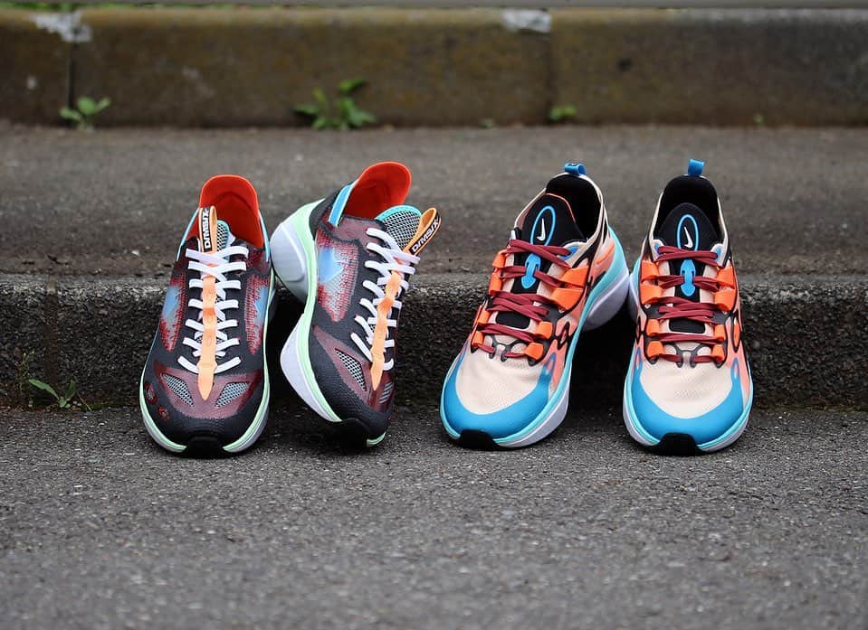 のインスタグラム：「2019 .7 .13 (sat) in store ■NIKE N110 D/MS/X COLOR : BLACK×BLUE HERO-BLUE GAZE SIZE : 26.0cm - 29.0cm PRICE : ¥16,000 (+TAX) ・ ■NIKE SIGNAL D/MS/X COLOR : GUAVA ICE×LIGHT AQUA SIZE : 26.0cm - 29.0cm PRICE : ¥13,000 (+TAX) ・ #a_and_s #NIKE #DMSX #NIKEDMSX #NIKEN110DMSX #NIKESIGNALDMSX」