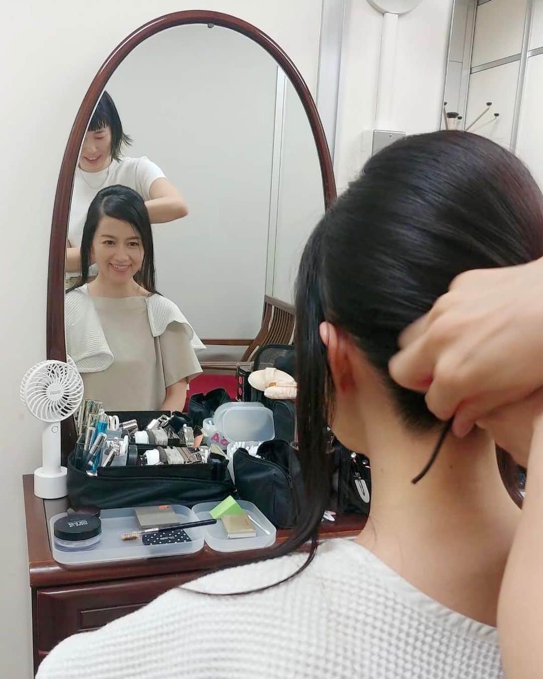 岡田ひとみ（ねんドル）さんのインスタグラム写真 - (岡田ひとみ（ねんドル）Instagram)「#makeup #recording #tvshow」7月10日 13時22分 - hitomi_nendol