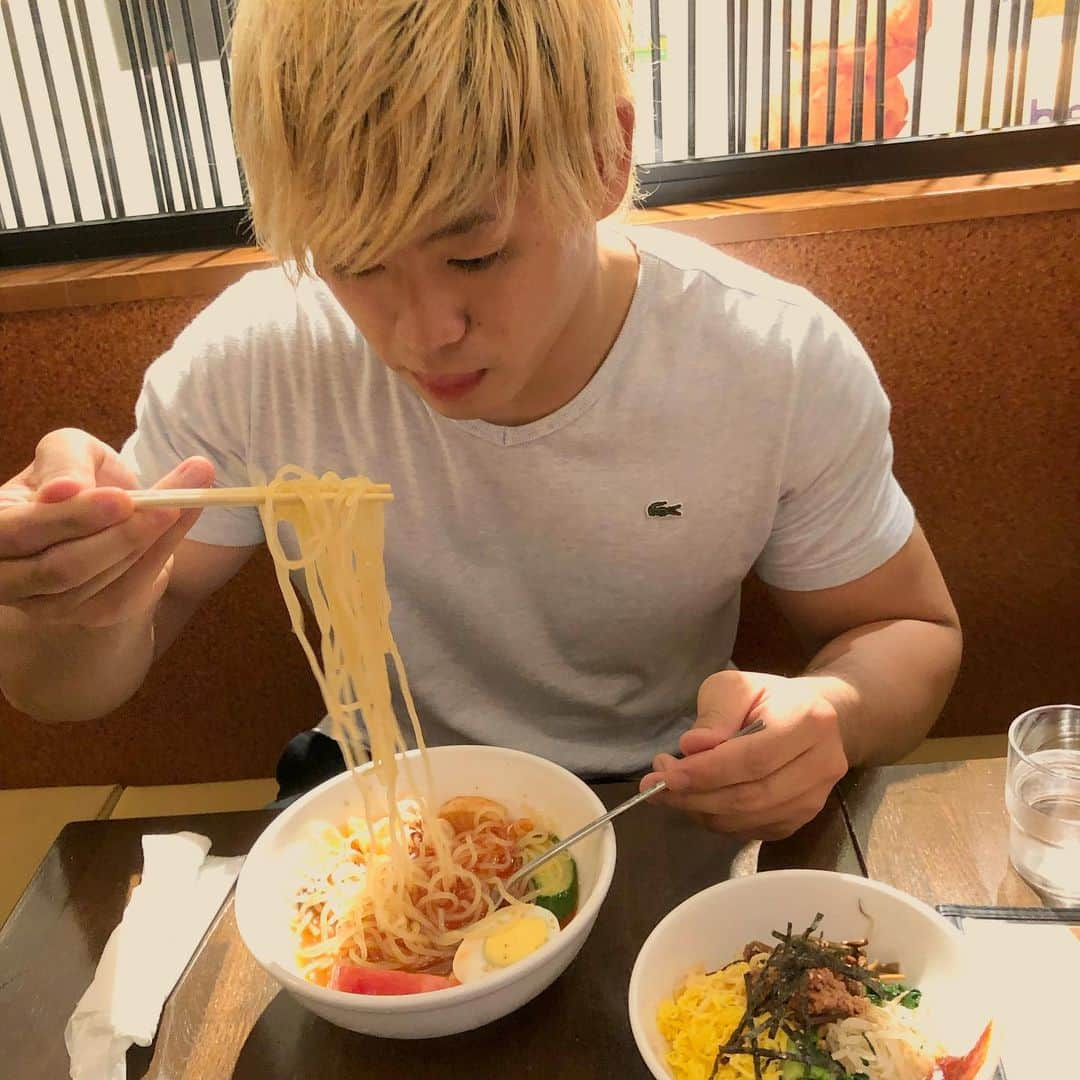 清宮海斗さんのインスタグラム写真 - (清宮海斗Instagram)「盛岡来てます^_^ #noah_ghc #冷麺 #夏の食べ物 #盛岡冷麺 #盛岡駅 #盛岡体育館 #プロレス #プロレスラー #清宮海斗」7月10日 14時06分 - noah_kiyomiya