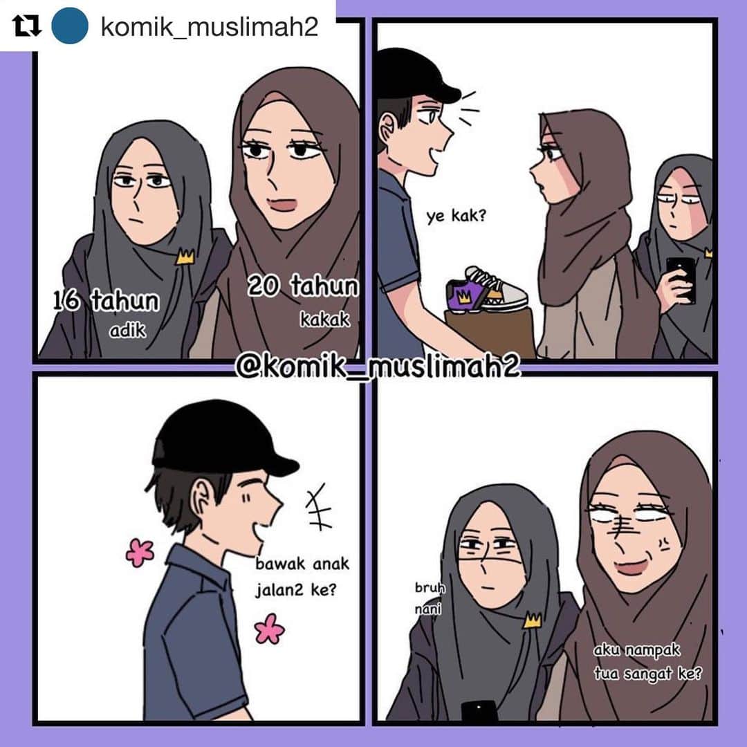 Koleksi Komik Malaysiaさんのインスタグラム写真 - (Koleksi Komik MalaysiaInstagram)「#Repost @komik_muslimah2 with @get_repost ・・・ nani 🙂  #komikmalaysia」7月10日 14時35分 - tokkmungg_exclusive