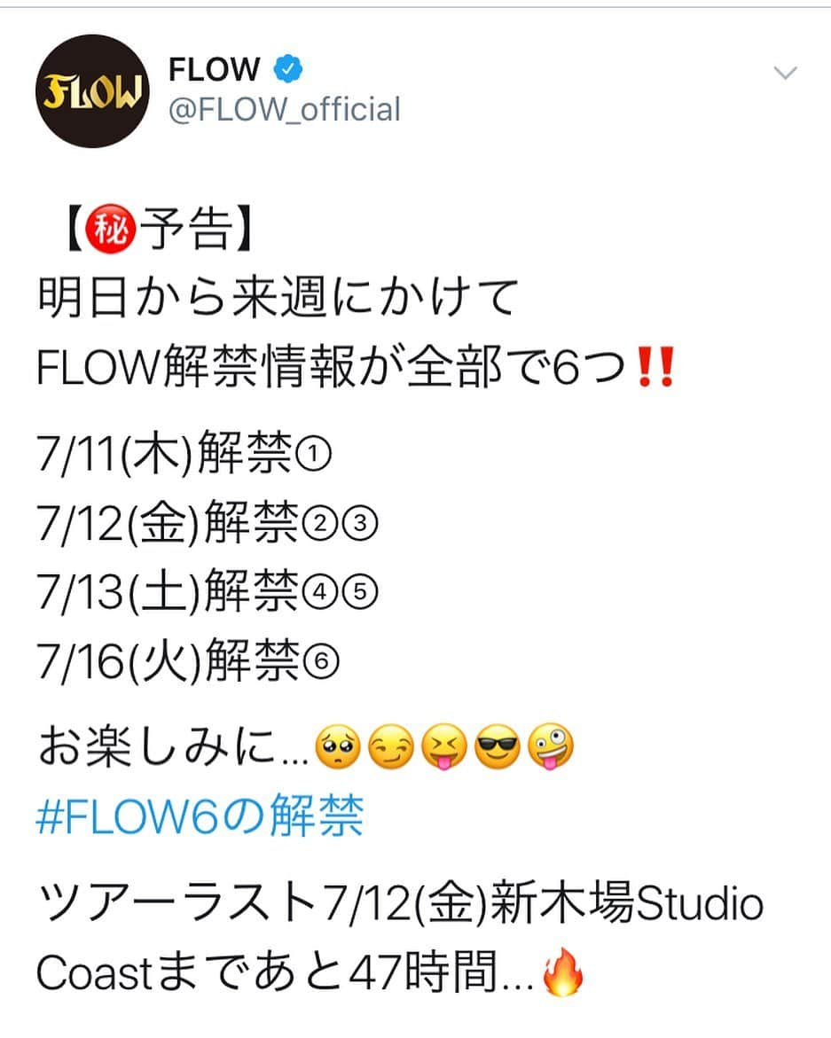 FLOWのインスタグラム