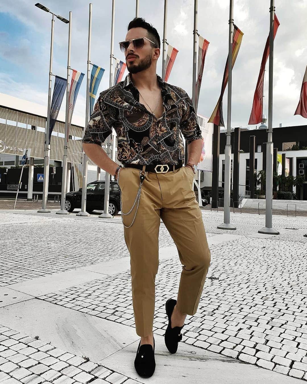 STYLE4GUYSのインスタグラム：「@FashionNovaMEN bringing in the summer style 🌴 Get the look on @FashionNovaMEN 💥」