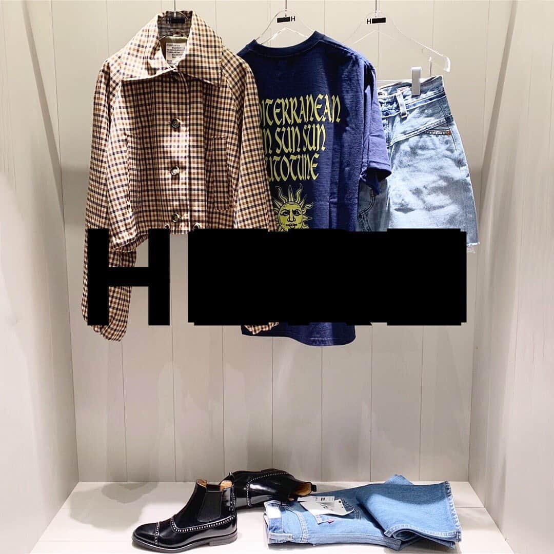 H BEAUTY&YOUTHさんのインスタグラム写真 - (H BEAUTY&YOUTHInstagram)「＜BAUM UND PFERDGARTEN＞ check crop blouson ¥56,000-(+tax) ＜PRESSURE＞ autotune tee ¥8,900-(+tax) ＜RE/DONE＞ 90's mini ¥39,000-(+tax) ＜RE/DONE＞ 90's slung ¥46,000-(+tax) ＜Church's＞ ANJELICA MET for women ¥94,000-(+tax)  #H_beautyandyouth @h_beautyandyouth  #BEAUTYANDYOUTH #Unitedarrows #baumundpferdgarten #pressure #redone #churchs」7月10日 15時07分 - h_beautyandyouth