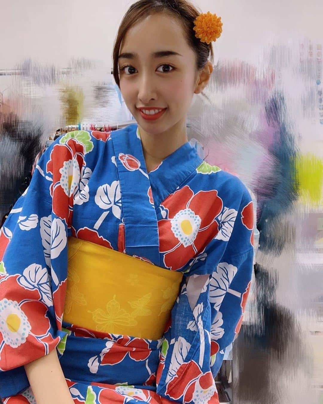 奈良歩実さんのインスタグラム写真 - (奈良歩実Instagram)「#浴衣 👘🎐🍉」7月10日 16時50分 - ayumi471471