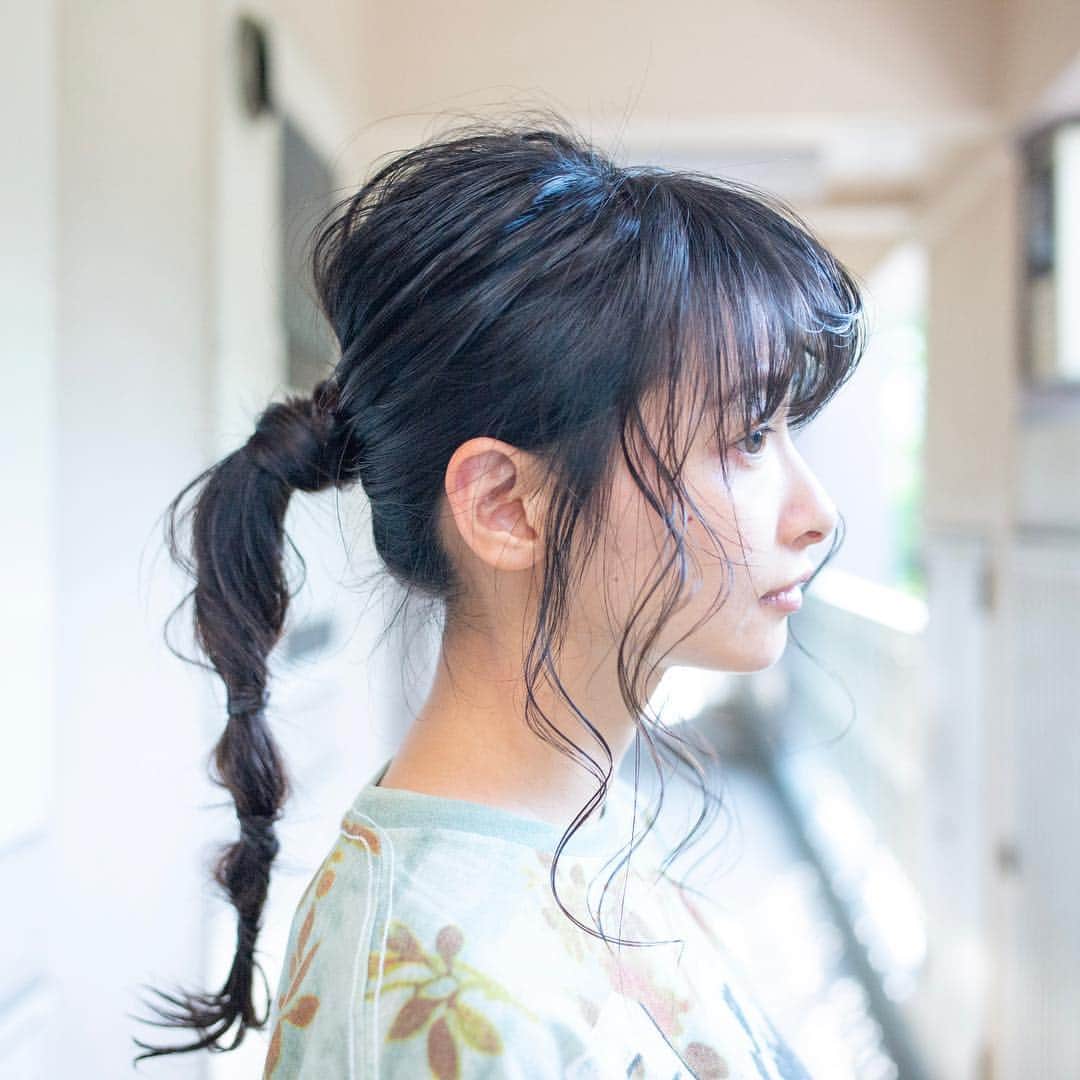 大西沙紀のインスタグラム：「@8milligram  hairarrange  #hairarrange #8milligram」