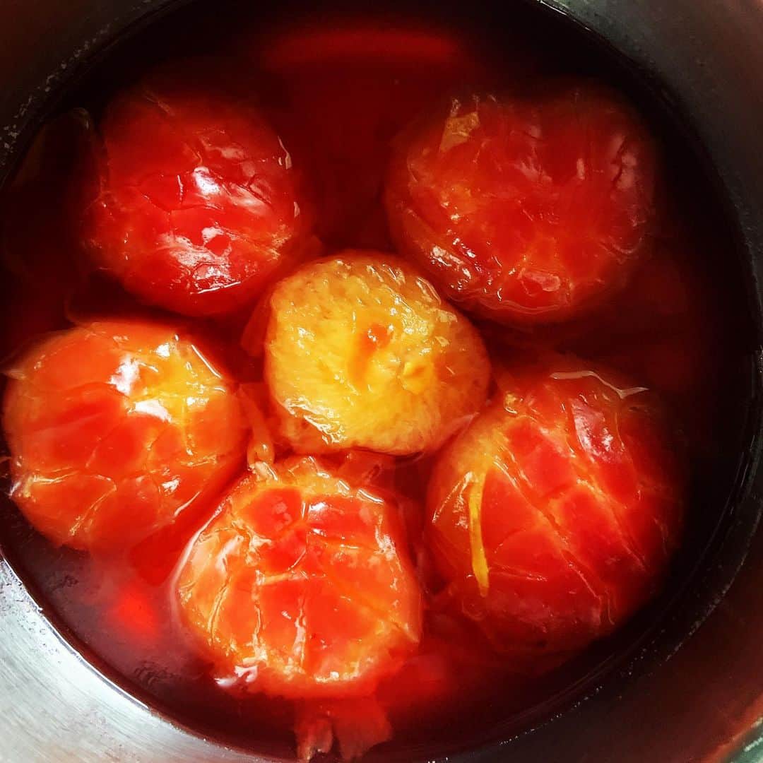 志摩有子さんのインスタグラム写真 - (志摩有子Instagram)「買い物に行ったらスーパーにいろんな種類のプラムが並んでいた。コンポートにしてからゼリーに。煮ると甘酸っぱい香りとともにきれいなピンクに。大分のイベントで食べられなかったからリベンジ。 #プラム #コンポート」7月10日 17時22分 - ariko418