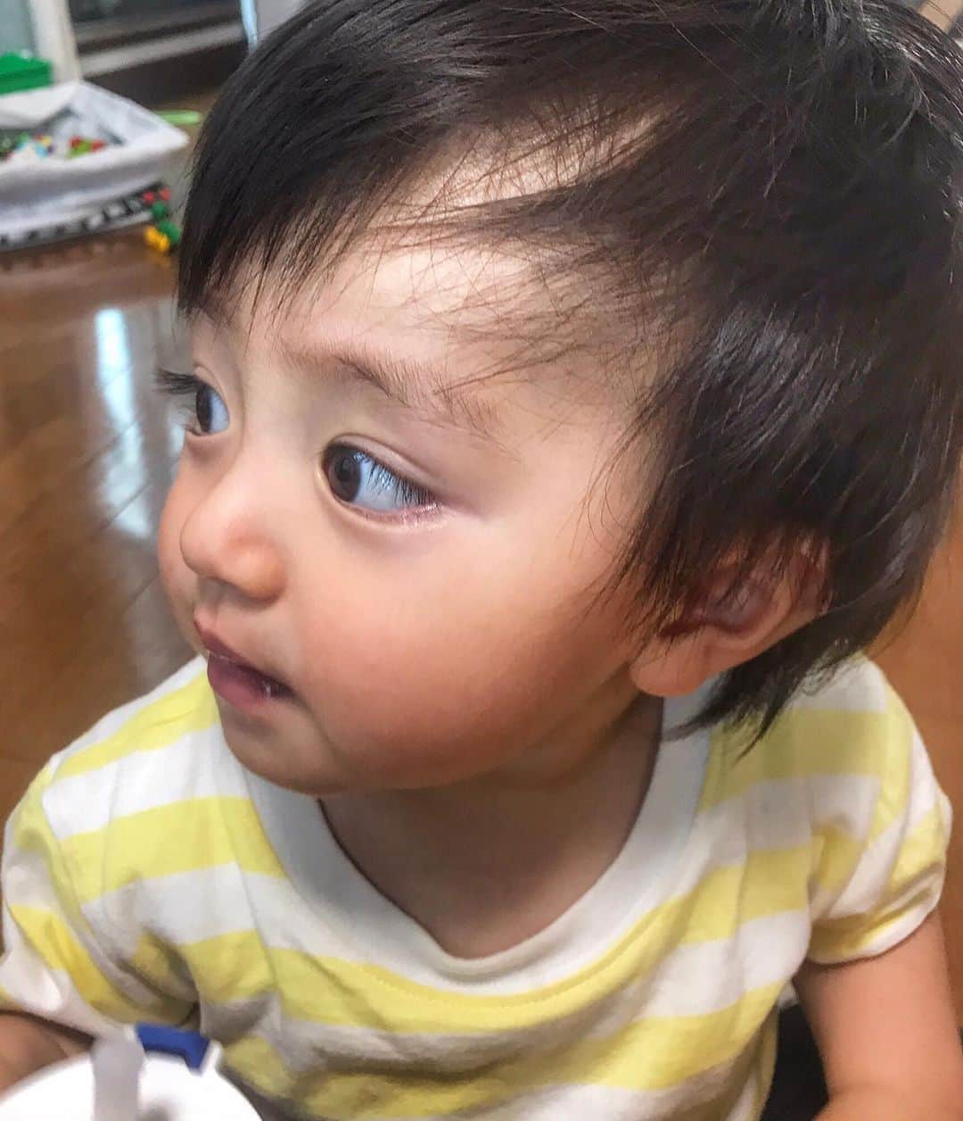 日下部ゆいこさんのインスタグラム写真 - (日下部ゆいこInstagram)「. . 赤ちゃんから男の子に なってきたなぁ。 . . それにしても まつ毛が長い男子。 . . . #息子#男の子#男の子ママ#ママ#1歳」7月10日 17時55分 - yuiko_kusakabe