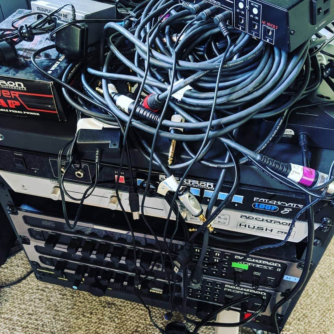 DragonForceさんのインスタグラム写真 - (DragonForceInstagram)「@hermanli: On my @twitch livestream today: rehearsing songs for Mexico City show this Saturday! Tune in and see me get this gear ready and shred! 😂 . . #dragonforce #hermanli #livestream #guitarist #guitarsolo #guitarhero #guitars #extremepowermetal #powermetal #heavymetal #synthwave #djent lol #guitarporn #guitargear #touring #mexicocity」7月11日 4時06分 - dragonforcehq