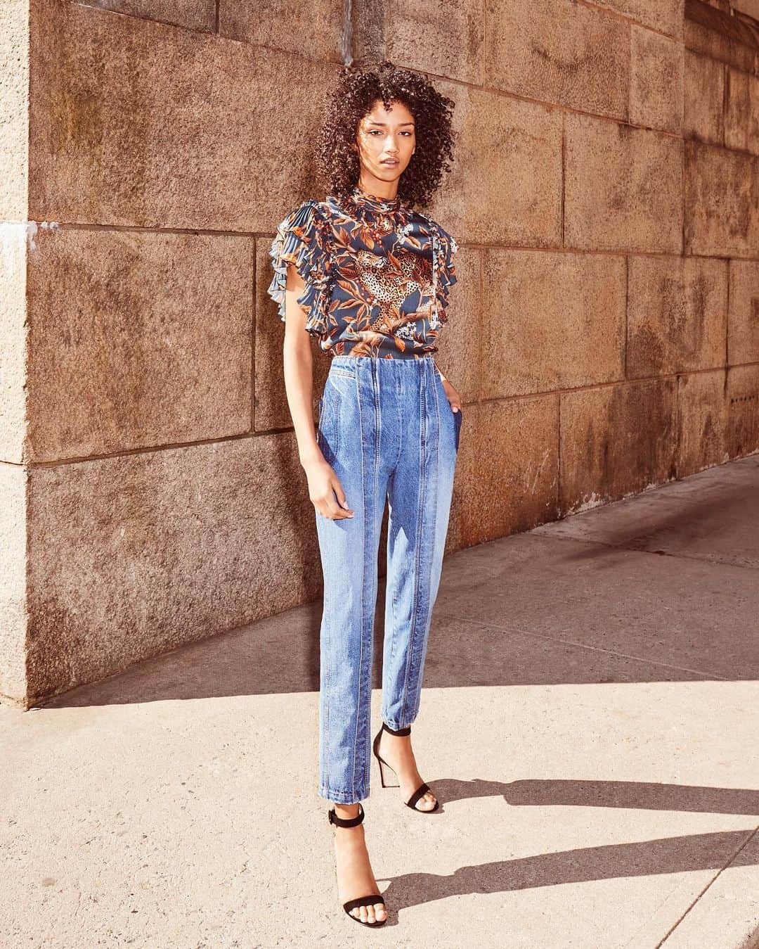 Saks Fifth Avenueのインスタグラム：「#SaksIRL: NYC DJ @aiden is normally a night owl, but when stepping into daylight she goes for @johannaortizofficial’s playful pieces.  Pictured: @aiden Look: @johannaortizofficial  Photographer: @braydyolson Makeup: @makeupmark  Hair: @charlesmchair」
