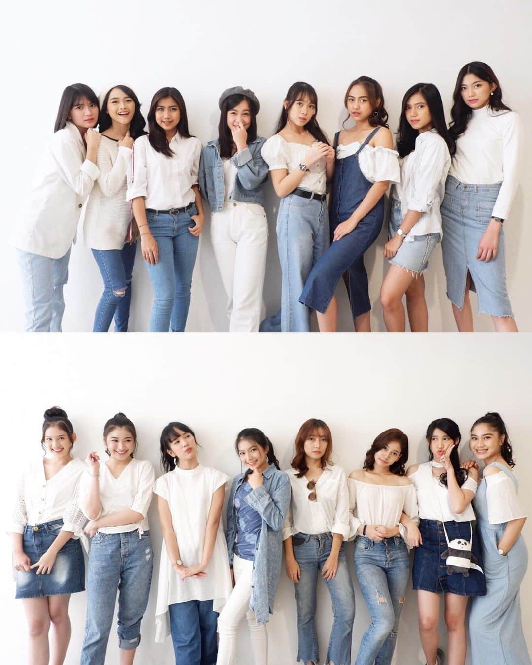 ロナ・アングラエニのインスタグラム：「My girls.. my soul 💛💙 #JKT48TeamKIII」