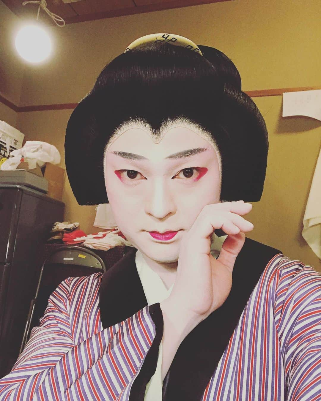 片岡千壽さんのインスタグラム写真 - (片岡千壽Instagram)「上州土産百両首の女中✨✨ 見た目とべしゃりは別物で😆😆😆田舎の女中なので喋ると、、、 見てのお楽しみという事で🎶 #松竹座 #七月大歌舞伎 #上州土産百両首 #女中 #片岡千壽 #晴の会 #肥後駒下駄 #本日もお稽古頑張るよん」7月10日 20時31分 - senju.kataoka