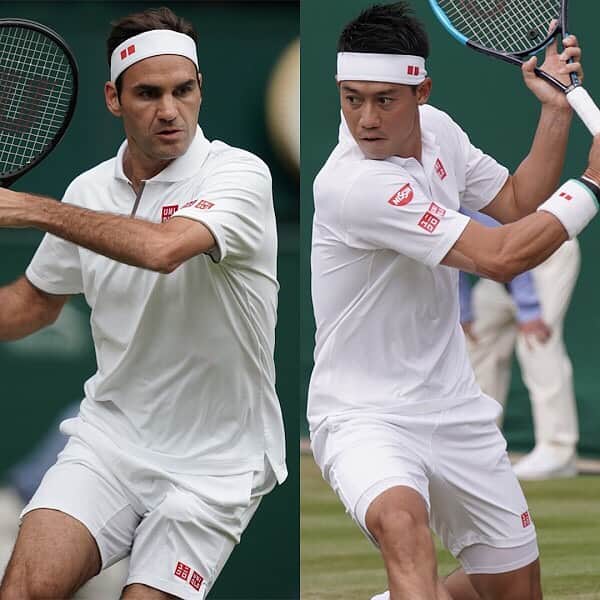 UNIQLO UKさんのインスタグラム写真 - (UNIQLO UKInstagram)「Prepare for an all UNIQLO quarter final match between @rogerfederer and @keinishikori - both are in excellent form now and it is bound to be an epic clash!  #GOKEI #GOROGER #UniqloLifeWear #KeiNishikori #RogerFederer」7月10日 21時13分 - uniqlo_uk