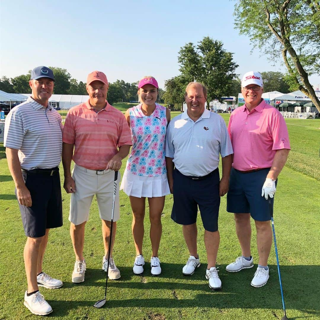 レクシー・トンプソンさんのインスタグラム写真 - (レクシー・トンプソンInstagram)「Pro am group for @marathonlpga 😊」7月10日 21時12分 - lexi