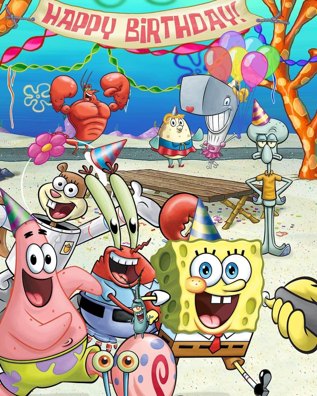 スポンジボブさんのインスタグラム写真 - (スポンジボブInstagram)「SpongeBob uses a selfie stick?? Celebrate #HappyBirthdaySpongeBob Friday at 7 on @Nickelodeon」7月10日 21時18分 - spongebob