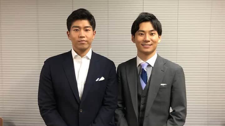フジテレビアナウンサーのインスタグラム：「ミタパンの集いご覧いただきありがとうございます。第2弾があれば、あればの話です。  毎日会っているのに出てないなんて… 次回あれば出たいなぁ〜 大好きな後輩って言われたいなぁ〜 弟にしたいランキングみんな何位なのかなぁ〜 でも、あの素振りは出来ないなぁ〜  #願望 #ミタパンの集い #FOD #アナマガ #見逃し配信 中！！ #ミタパン #三田友梨佳  #内野泰輔 #今湊敬樹 #LiveNewsα #フジテレビアナウンサー」