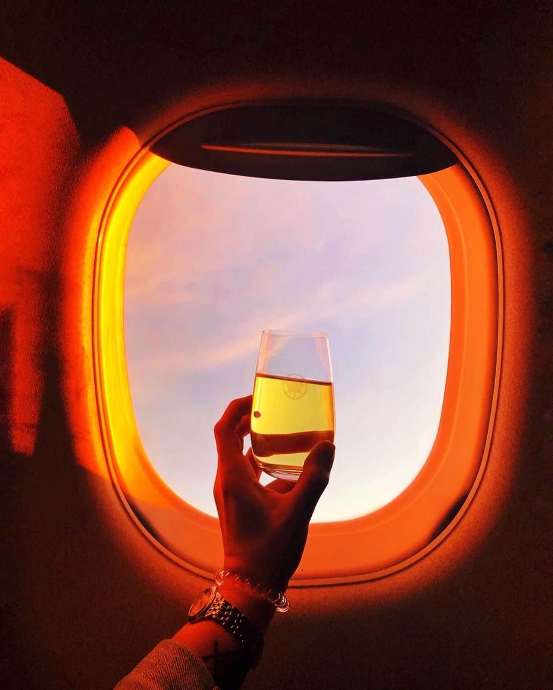 AIR CANADAさんのインスタグラム写真 - (AIR CANADAInstagram)「Cheers to perfect window seat views ✨ (📸: @vsbdthrsh) #flytheflag . . Un siège côté hublot en met toujours plein la vue. ✨ (📸: @vsbdthrsh) #HautLeDrapeau」7月10日 21時48分 - aircanada