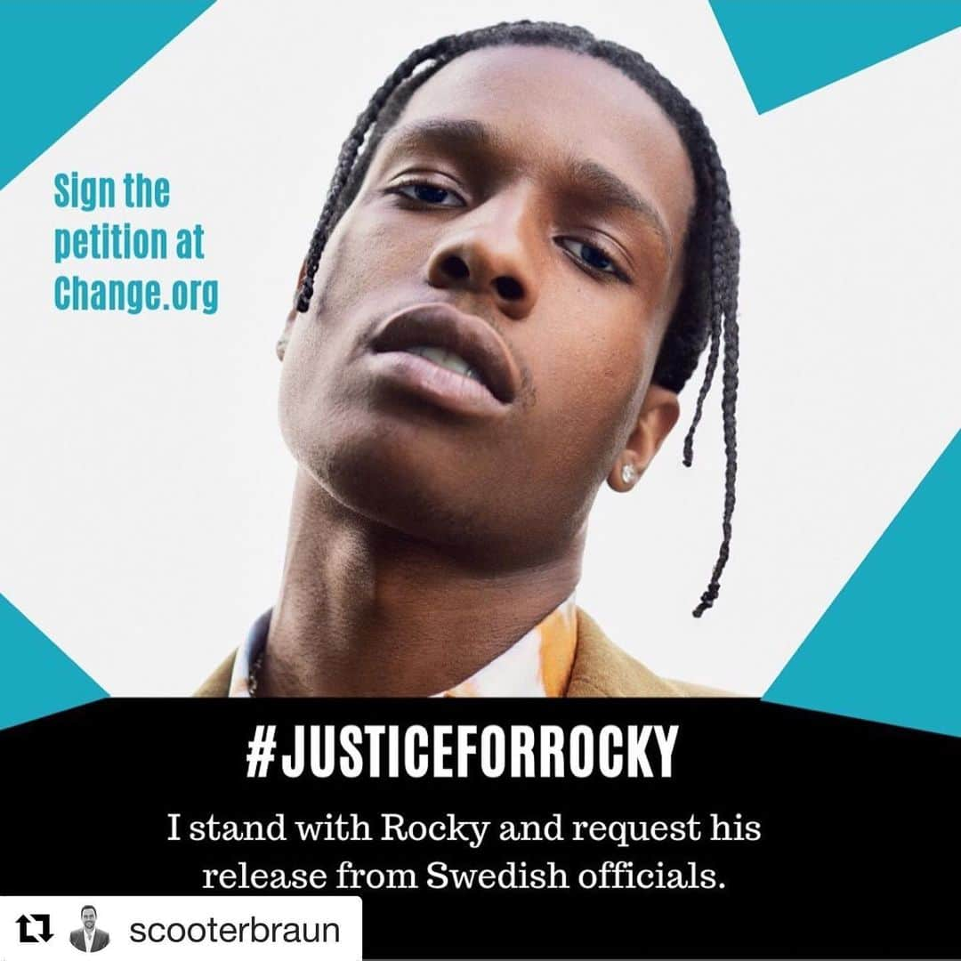 クリス・ジェンナーさんのインスタグラム写真 - (クリス・ジェンナーInstagram)「#JusticeForRocky Sign the petition at Change.org #Repost @scooterbraun ・・・ I stand in support of @ASAPRocky and my friend @johnehmann and request his release from Swedish officials! Sign the petition and join the movement at change.org #JusticeForRocky」7月10日 21時59分 - krisjenner