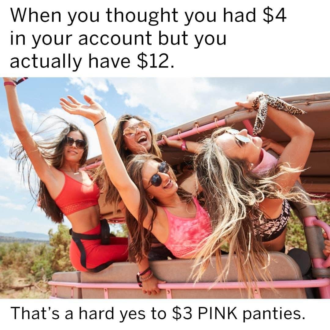 Victoria's Secret PINKさんのインスタグラム写真 - (Victoria's Secret PINKInstagram)「Today only (7/10)! Score unlimited $3 panties when you shop through the #PINKNation app! Not a member? Be sure to download the  #PINKNation app (like rn) to score this deal! 📱🛍」7月10日 22時00分 - vspink