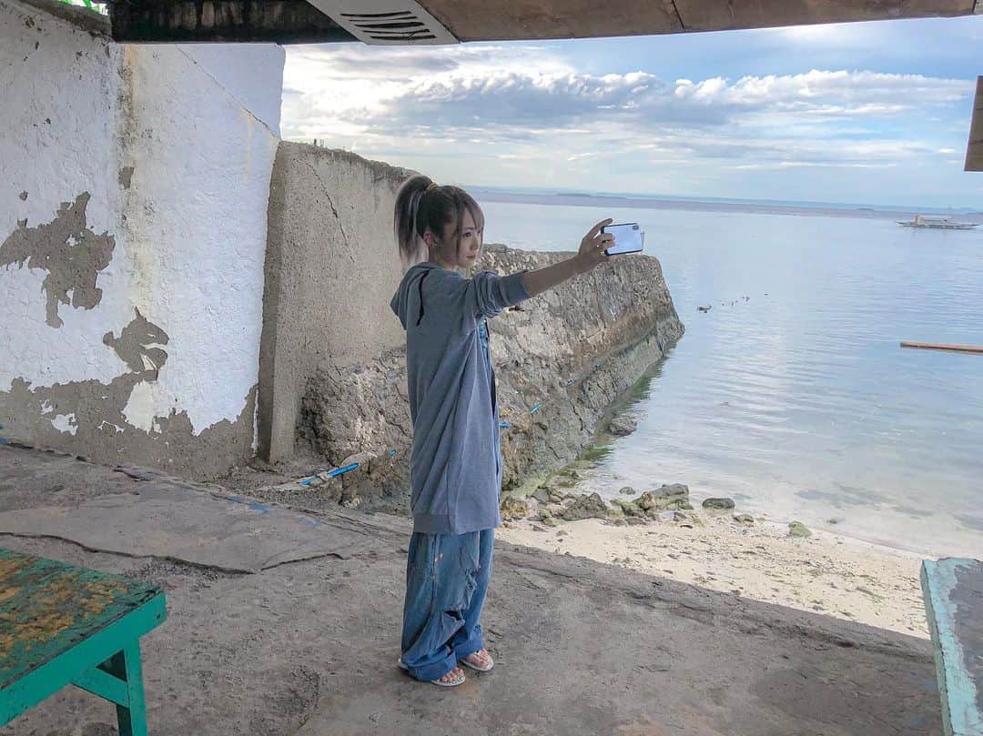 山吹りょうさんのインスタグラム写真 - (山吹りょうInstagram)「#セブ島 #フィリピン #撮影 #ポニーテール #ビーチ #海」7月10日 22時41分 - ry01204