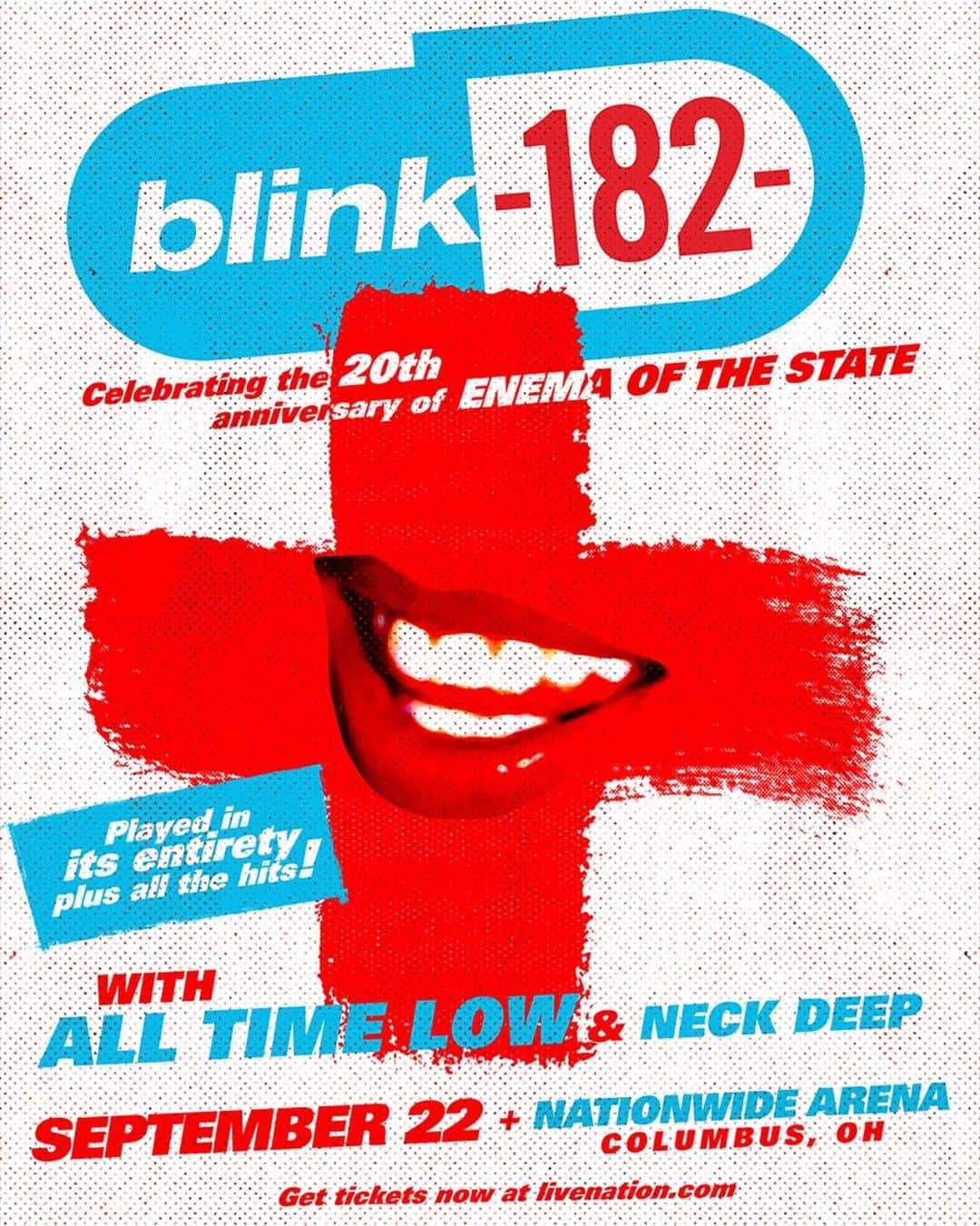 All Time Lowのインスタグラム：「Excited to announce that we’ll be supporting our friends in @blink182 for a show in Columbus on Sept22 at @NationwideArena! Tickets available using the link in our profile.」