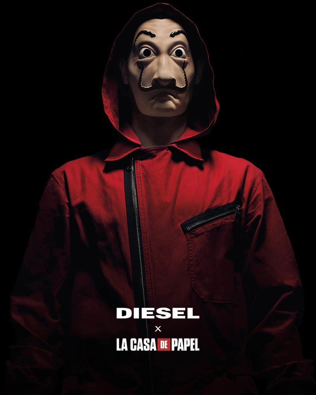 ディーゼルのインスタグラム：「When everyone is following the rules, we dress those who don’t.  Guess who made the jumpsuits in @lacasadepapel Part 3 launching on Netflix on July 19th? 😇😎 And just like the show, we have more twists coming your way. #DieselxLCDP」