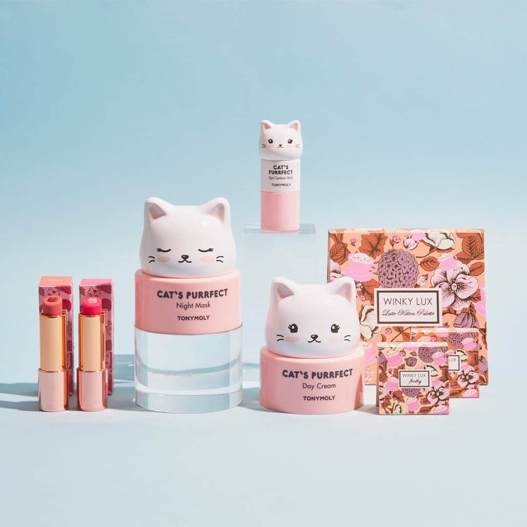 TONYMOLY USA Officialさんのインスタグラム写真 - (TONYMOLY USA OfficialInstagram)「*** CLOSED It’s #NationalKittenDay and to celebrate we’re doing a giveaway with our new ULTA Exclusive Cat’s Purrfect Collection! We teamed up with our friends over at @winky_lux to give one lucky cat lover the ultimate prize! 🐱 ⠀⠀⠀⠀⠀ ⠀⠀ ⠀⠀⠀⠀⠀⠀⠀⠀⠀⠀⠀⠀⠀⠀⠀⠀⠀⠀⠀⠀⠀ Includes: - Cat’s Purrfect Day Cream ⠀⠀⠀⠀⠀⠀⠀⠀⠀⠀⠀⠀ - Cat’s Purrfect Eye Contour Stick ⠀⠀⠀⠀⠀⠀⠀⠀ - Cat’s Purrfect Night Mask ⠀⠀⠀⠀⠀⠀⠀⠀⠀⠀⠀⠀ - Latte Kitten Eyeshadow Palette from @winky_lux - 2 Purrfect Pout Lipsticks in Pawsh and Purrincess from @winky_lux ⠀⠀⠀⠀⠀⠀⠀⠀⠀⠀⠀⠀ - 2 Latte Kitten Highlighters in Frothy and Chai from @winky_lux ⠀⠀⠀⠀⠀ ⠀⠀⠀⠀⠀ ⠀⠀⠀⠀⠀⠀⠀⠀⠀⠀⠀⠀⠀⠀⠀⠀⠀⠀⠀⠀⠀⠀⠀ To Enter: 💗 Like this post ⠀⠀⠀⠀⠀⠀⠀⠀⠀ 💗 Follow both @tonymoly.us_official and @winky_lux 💗 Tag your purrfect best friend ⠀⠀⠀⠀⠀⠀⠀⠀⠀⠀⠀⠀ ⠀⠀⠀⠀⠀⠀⠀⠀⠀⠀⠀⠀ Giveaway ends on 7/13/19 11:59 PM EST. Open to US residents only. #TONYMOLYnMe #xoxotm」7月10日 23時53分 - tonymoly.us_official