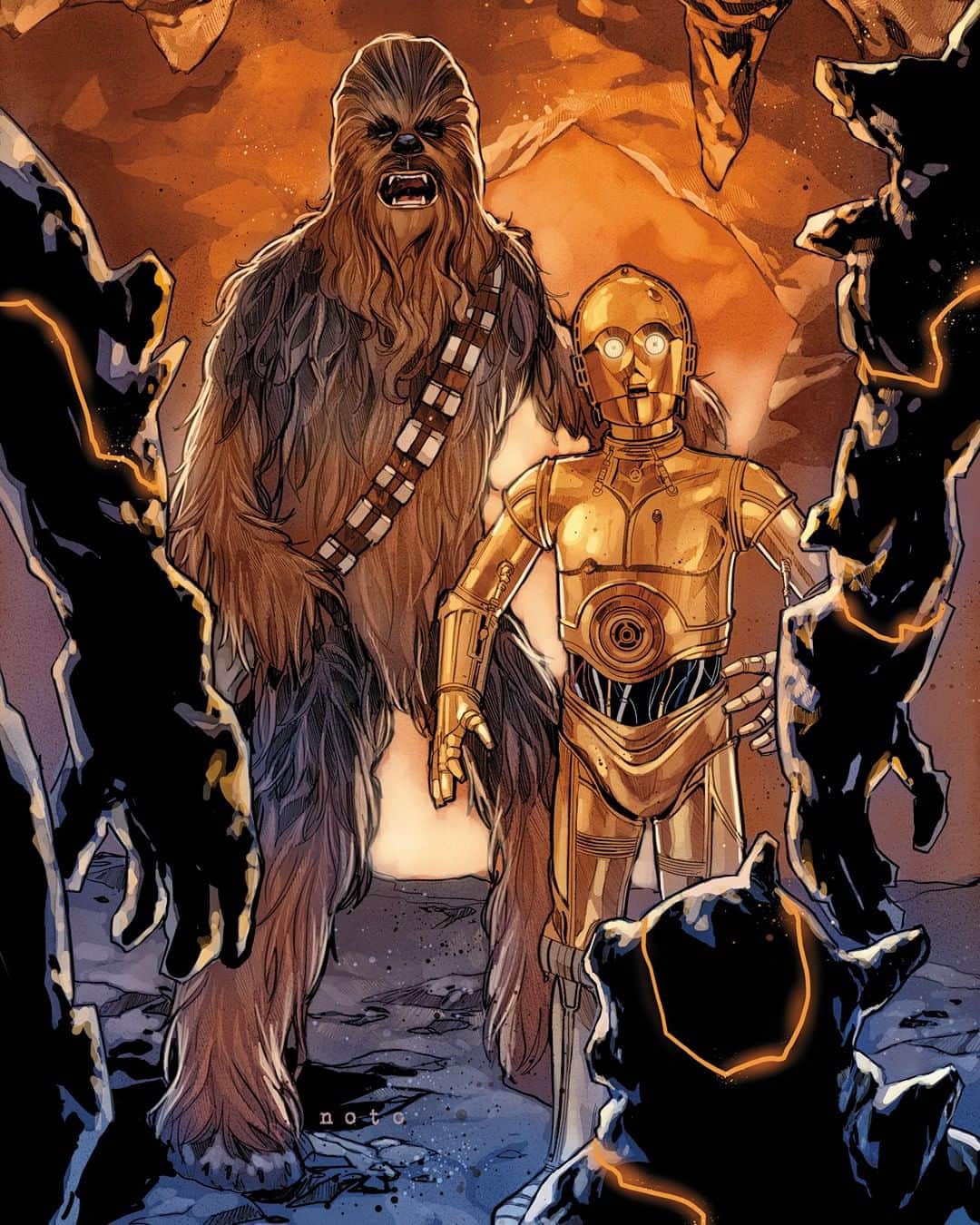 スター・ウォーズさんのインスタグラム写真 - (スター・ウォーズInstagram)「An unlikely duo on a mission. Chewbacca and C-3PO team up for a new adventure in Star Wars #68, out now. (Cover art by @PhilNoto.)」7月11日 0時00分 - starwars