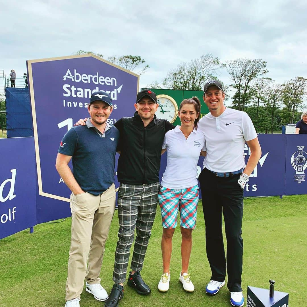 イブ・ミュアヘッドさんのインスタグラム写真 - (イブ・ミュアヘッドInstagram)「What a day great day! 😀 2nd place @scottish_open Pro-am! #TeamPepperell🥈So many laughs @vernonkay @sammctrusty 🏌️‍♀️ Thanks for a great day @therenaissanceclub」7月11日 5時39分 - evemuirhead