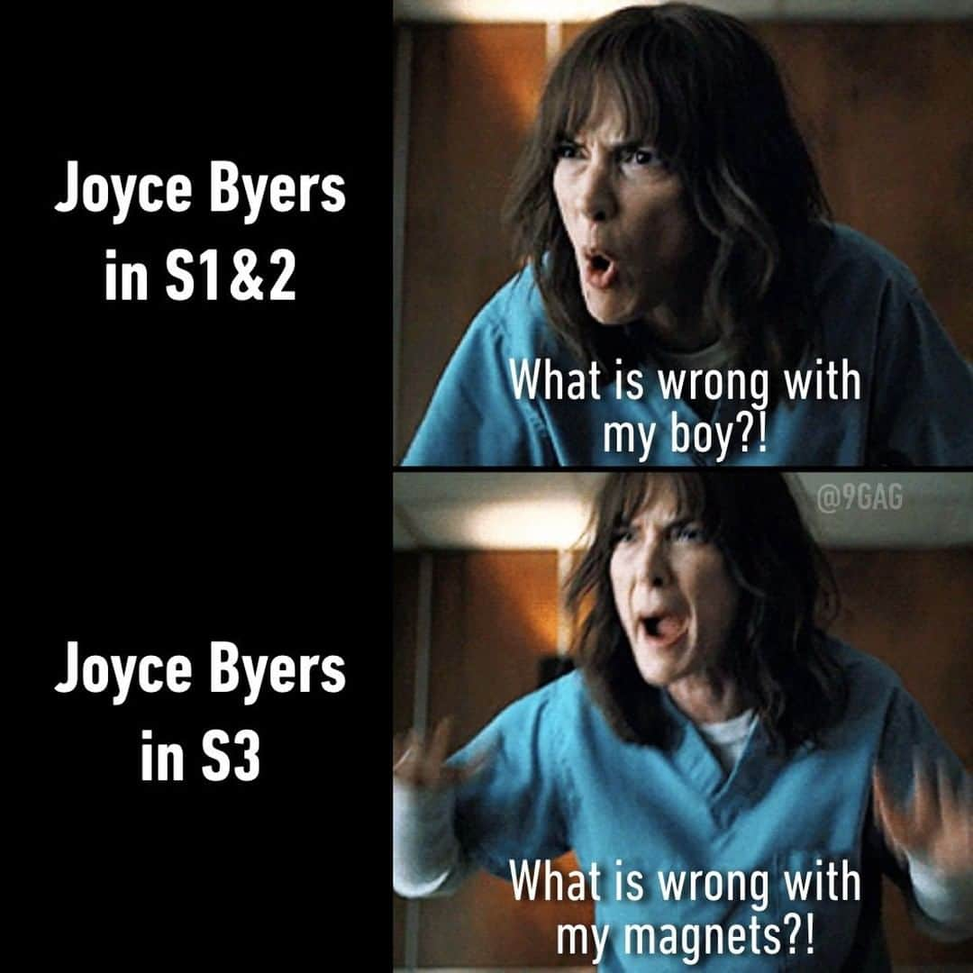 9GAGさんのインスタグラム写真 - (9GAGInstagram)「Find my magnetism! Tap link in bio for more Stranger Things memes! #strangerthings #joycebyers #magnets #9gag」7月11日 0時25分 - 9gag