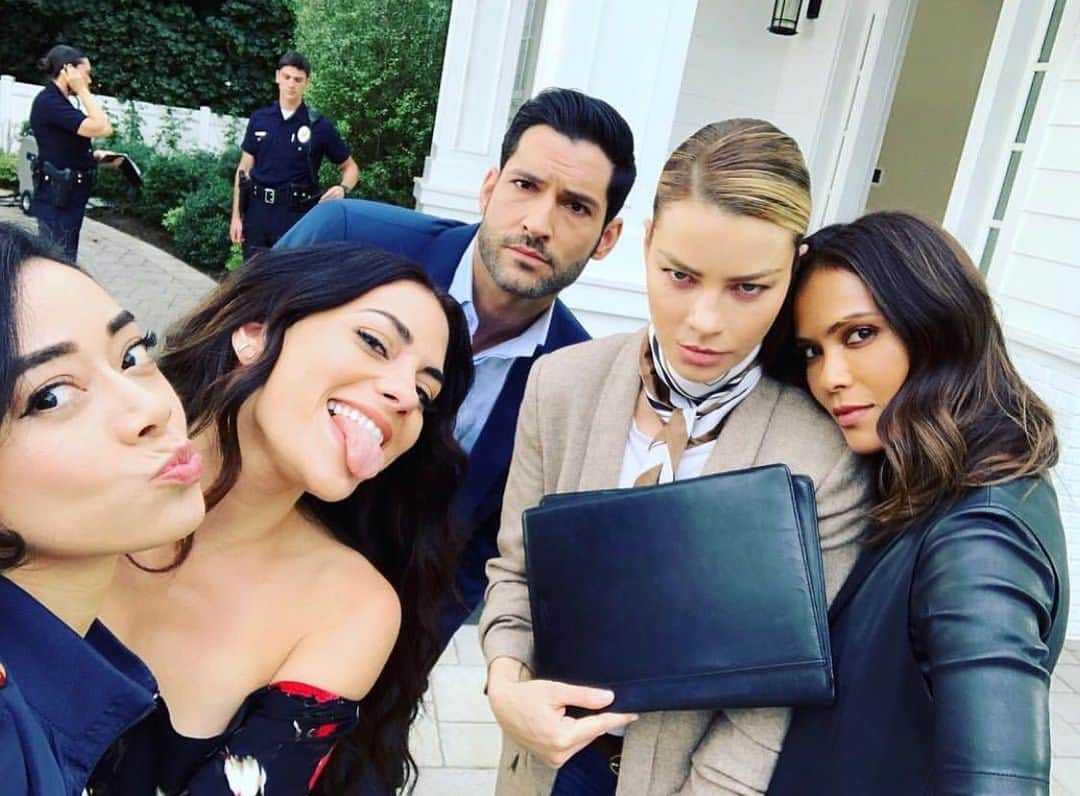 インバー・ラヴィのインスタグラム：「Babies @officialtomellis @laurengerman @lesleyannbrandt @aimeegarcia4realz @dbwofficial @kevinmalejandro @lucifernetflix」