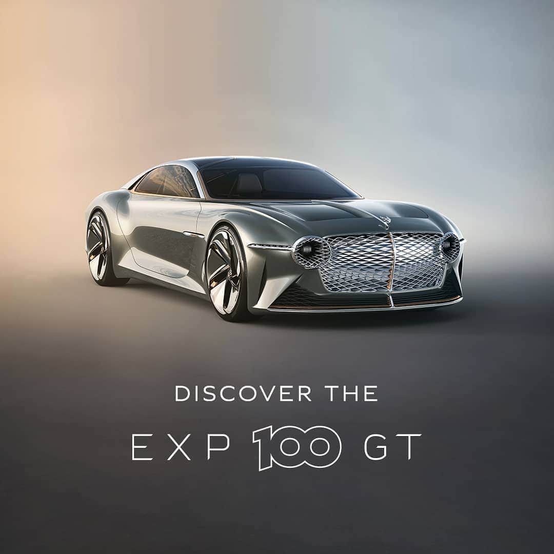のインスタグラム：「Today, as we celebrate our centenary, we present the #BentleyEXP100GT concept car - our future vision, originating from Bentley DNA and inspired by our customers of tomorrow. Discover more through link in bio. #Bentley100Years」