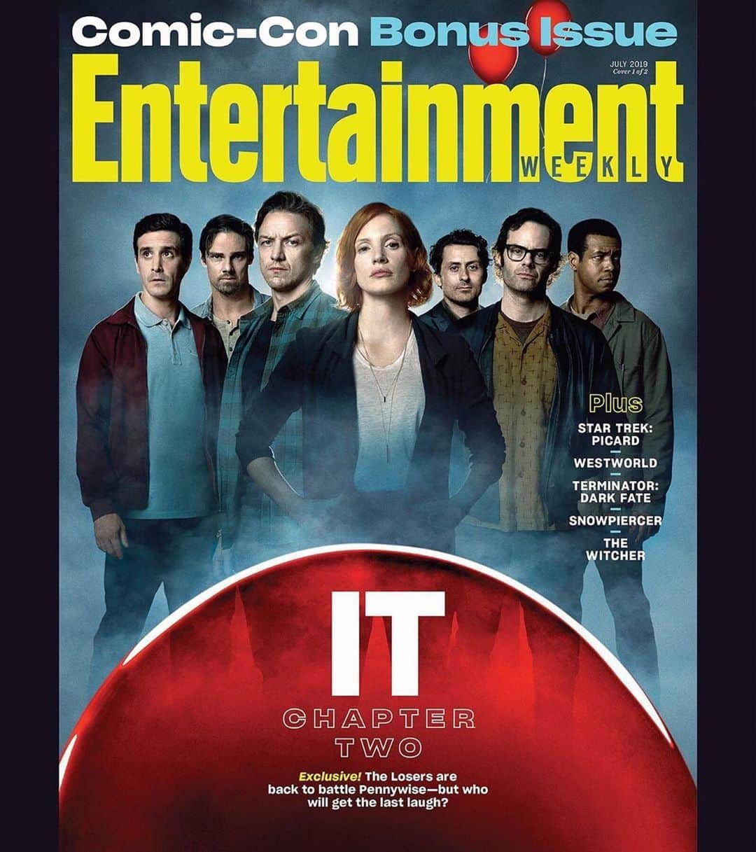 Warner Bros. Picturesさんのインスタグラム写真 - (Warner Bros. PicturesInstagram)「Repost from @entertainmentweekly: You’ll float too. 🎈Get an exclusive look at ‘IT Chapter Two’ in our special #ComicCon bonus issue, distributed throughout the weekend in San Diego (link in bio). Plus, things aren’t always what they seem. 🤔 Swipe 👈 to get the full picture. #ITMovie #SDCC 📷: Brooke Palmer/Shutterstock/Warner Bros.; Story by @ClarkCollis」7月11日 1時14分 - wbpictures