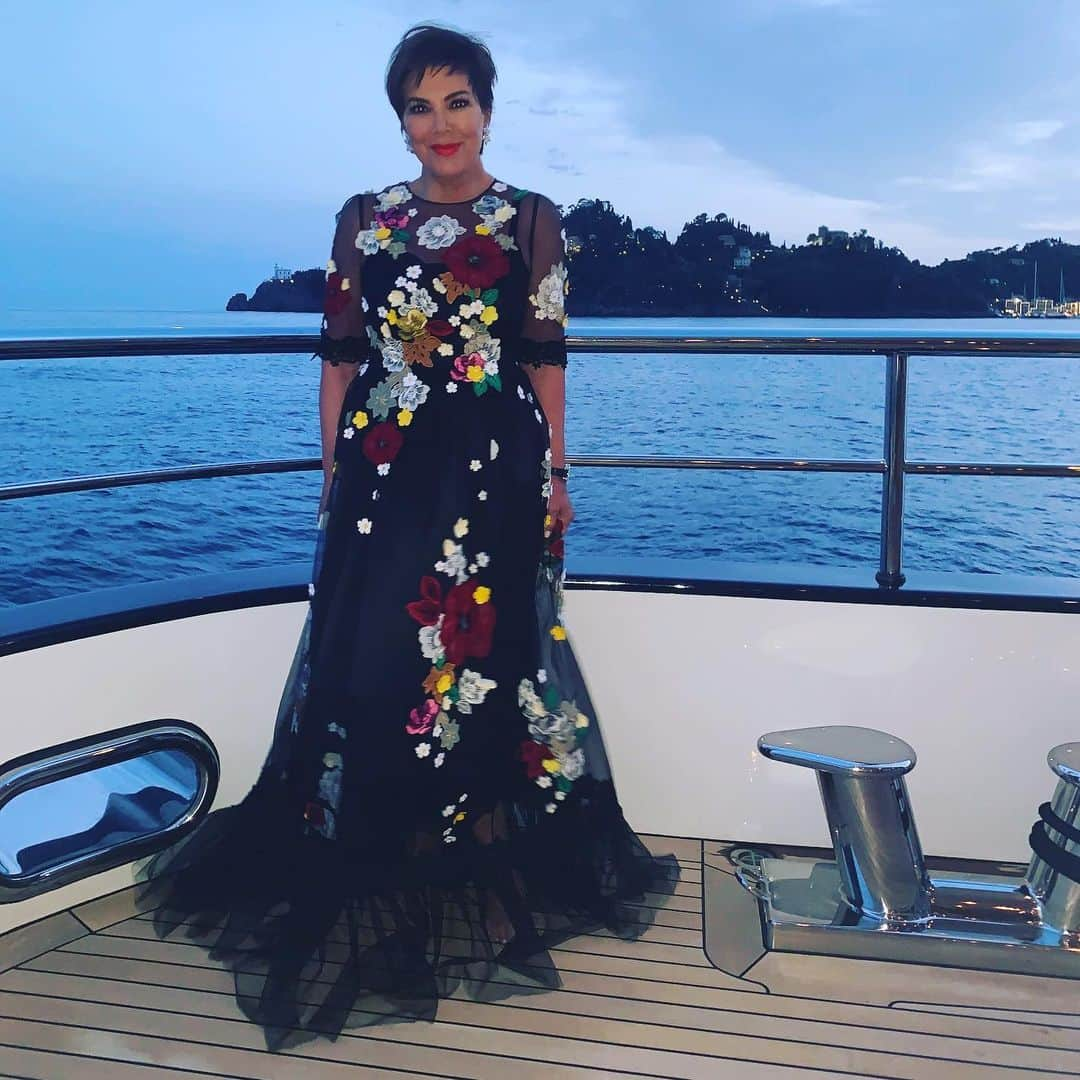 クリス・ジェンナーさんのインスタグラム写真 - (クリス・ジェンナーInstagram)「Last night with @siqueiragui #portifino #heaven @dolcegabbana」7月11日 2時45分 - krisjenner