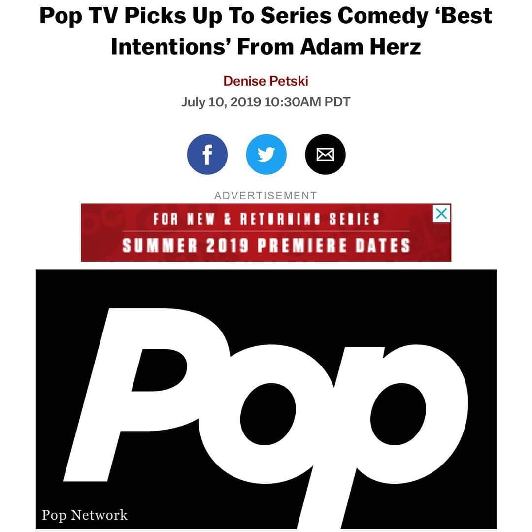 リンジー・ゴートのインスタグラム：「I am beyond grateful and excited to announce our series pickup! we had so much fun filming the pilot & can’t wait to spread more funny stuff out into the world. congrats team!! (and swipe for some behind the scenes shizz) @poptv @davidfynnn @danielrashid @sarahplevy @benjaminayres @natalie_ganzhorn #bestintentions」