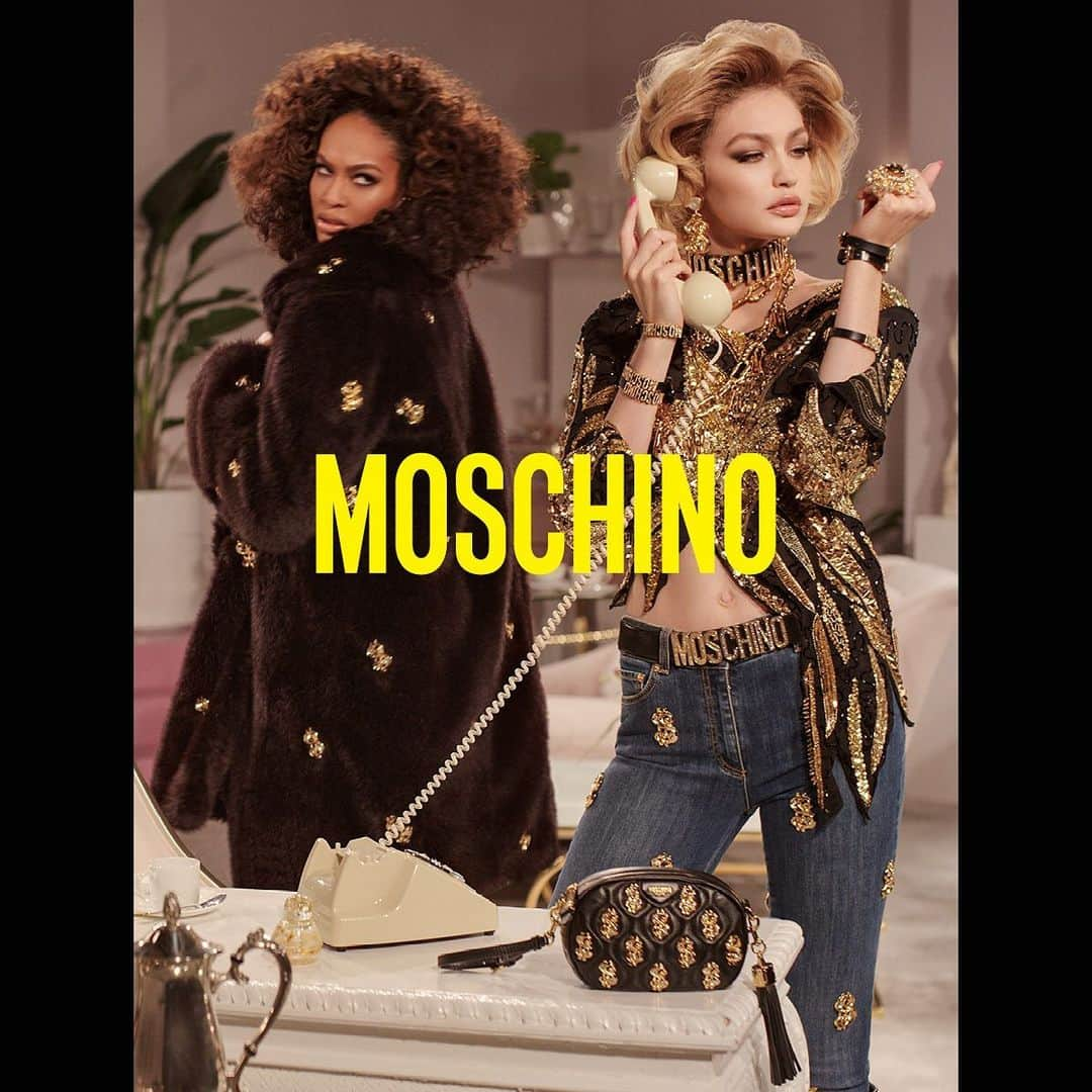 ジェレミー・スコットさんのインスタグラム写真 - (ジェレミー・スコットInstagram)「MOSCHINO FW19 STARRING @joansmalls & @gigihadid STYLED BY @carlynecerfdedudzeele WITH HAIR & MAKE UP BY @guidopalau & @patmcgrathreal SET DESIGNS BY @maryhoward_setdesign ART DIRECTION @duzansky PHOTOGRAPHED BY STEVEN MEISEL」7月11日 3時12分 - jeremyscott