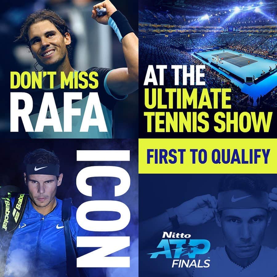 ATP World Tourさんのインスタグラム写真 - (ATP World TourInstagram)「Icon, warrior & the first man to qualify for the #NittoATPFinals in 2019 💪  Swipe 👈 for a message from the man himself!  @rafaelnadal | #ATPTour」7月11日 3時44分 - atptour